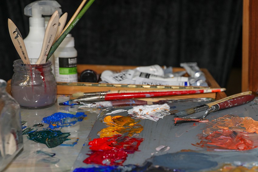 Fresh paintings are made at the Beaux Arts Ball.