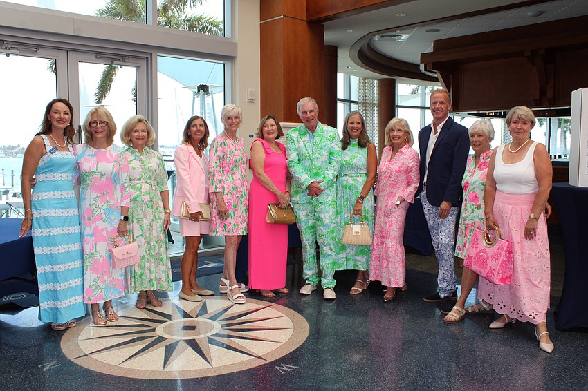 Members of the St. Mary, Star of the Sea, Catholic Church brightened up the Sarasota Yacht Club on March 16 for the Sunflower Soiree luncheon and fashion show.