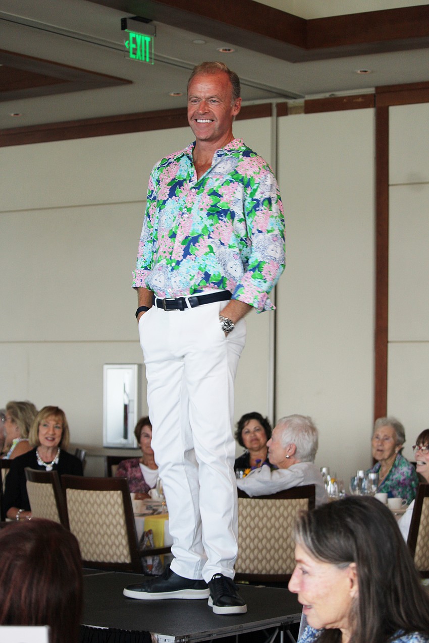 George Watterson strikes an end-of-the-runway pose.