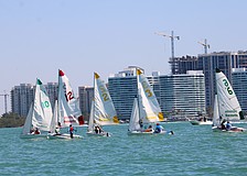 Five youth sailing teams raced against one another in the first Next Tack regatta on March 21 at the Sarasota Sailing Squadron headquarters. The program is a more advanced offshoot of the partnership between Spectrum Sailing and the Sarasota Youth Sailing Squadron that fosters inclusive, peer-based sailing instruction.