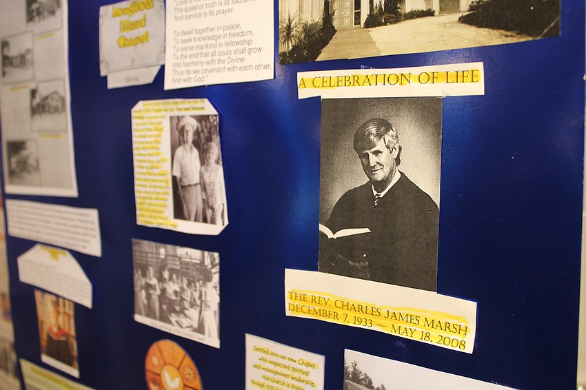 Community members celebrated Longboat Island Chapel's history at a 70th anniversary bash on March 22, recognizing the contributions of spiritual leaders like Rev. Jim Marsh.