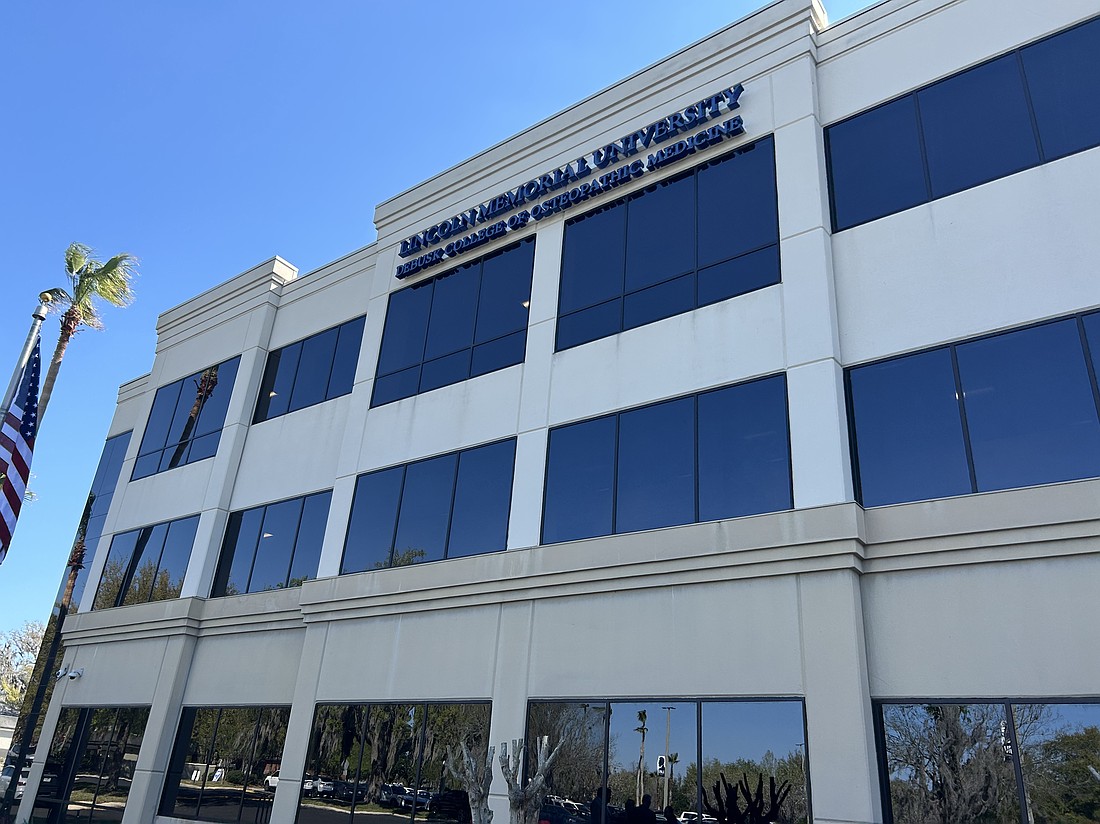Tennessee-based Lincoln Memorial University opened its Orange Park health sciences campus, which includes the DeBusk College of Osteopathic Medicine and the Lincoln Memorial University College of Veterinary Medicine. The campus is at 335 Crossing Blvd.