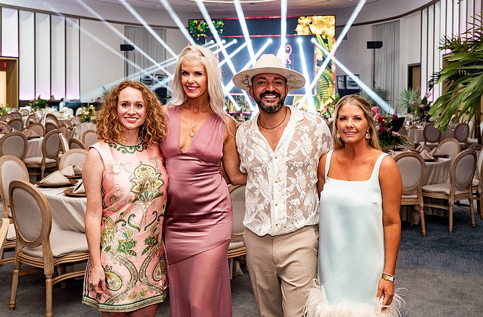 Lauren Athas, event Chair Lauren Christensen, Nati Shabat and Katie Biter