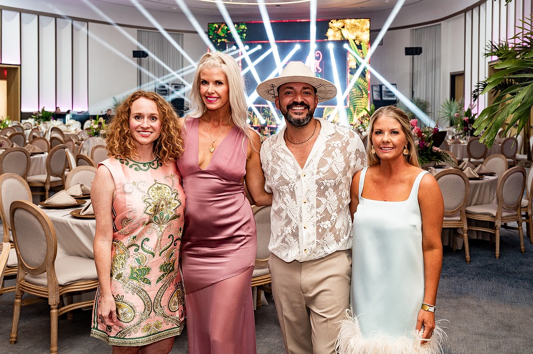 Lauren Athas, event Chair Lauren Christensen, Nati Shabat and Katie Biter