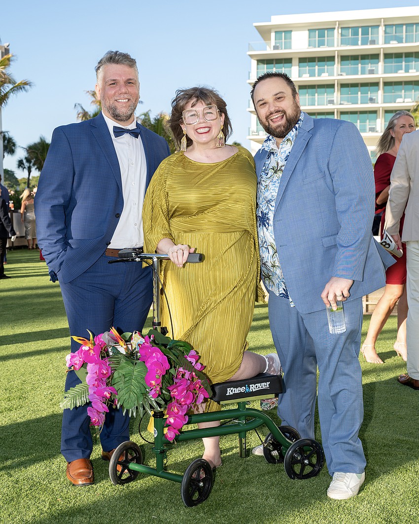 Aaron Kaufman with Lisa and Bill Clay