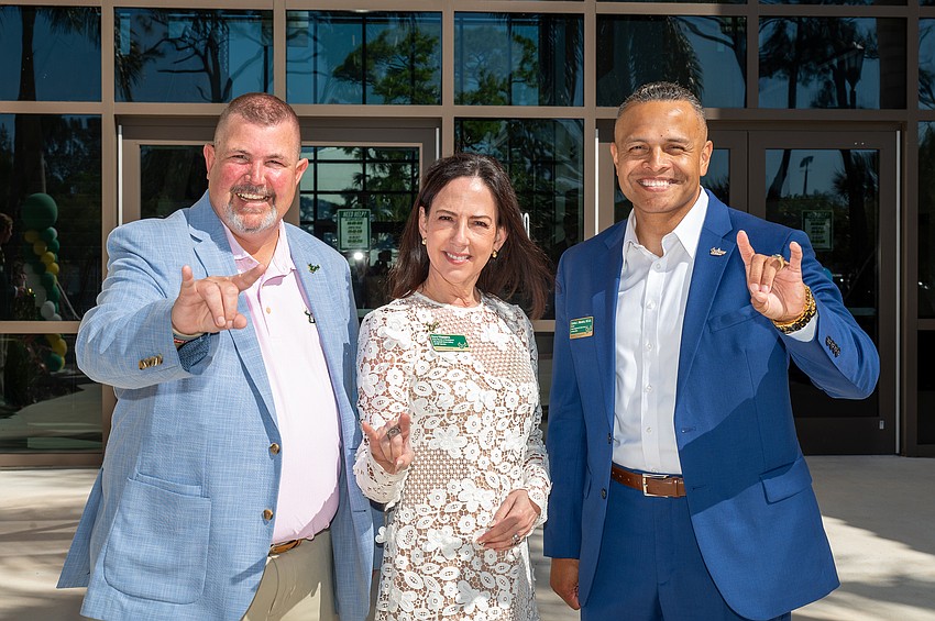 Jay Riley, Clara Reynardus de Villanueva and Carlos Moreira
