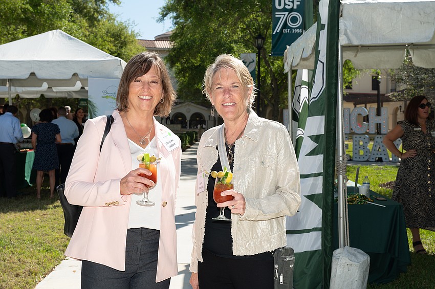 Dr. Christina Captain and Linda Jacobs