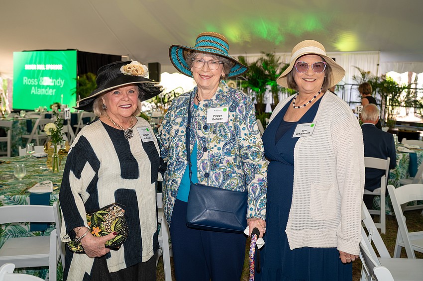 Barbara Lodwick, Peggy DeSear and Lyn Whitworth