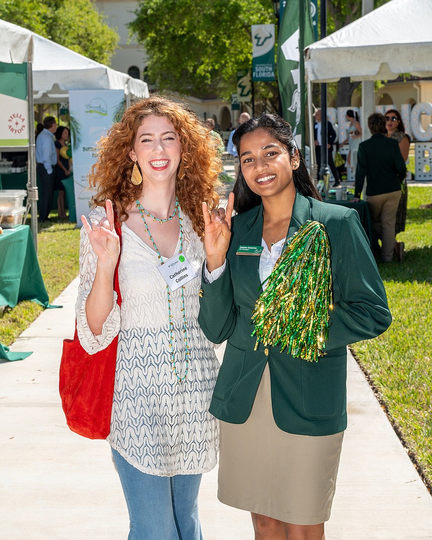 Catherine Collins and Sanjana Komarina