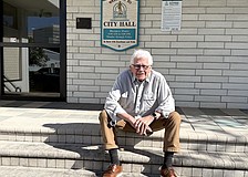 David Lough is a regular fixture at Sarasota City Hall.
