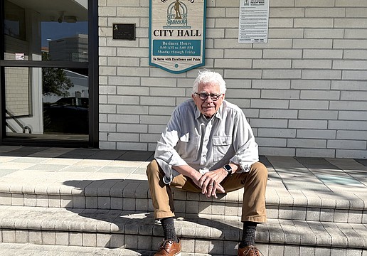 David Lough is a regular fixture at Sarasota City Hall.