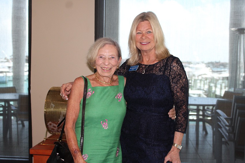 As Women's Guild President Kay Kochenderfer closes out her term, she welcomes the newly elected incoming president, Barbara Sikora.