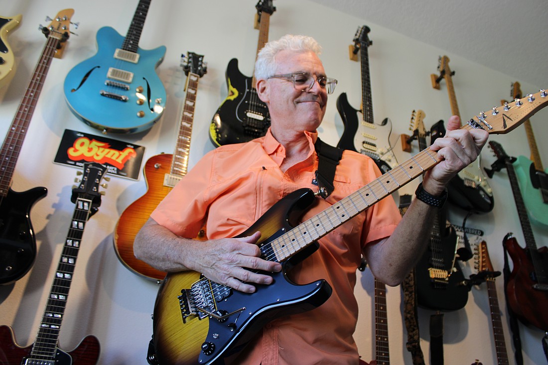 Lakewood Ranch guitarist Chuck Black plays with the Silver Thunder band April 3 at Music on Main.