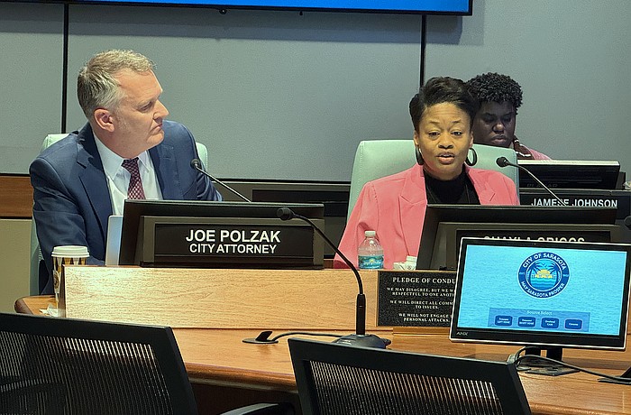 City Auditor and Clerk Shayla Griggs and City Attorney Joe Polzak recently shepherded the City Commissioner's search for a new city manager.