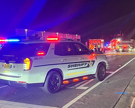 Lockwood Ridge Road was closed near Gocio Road early Monday morning after a fatal incident between a vehicle and a pedestrian.