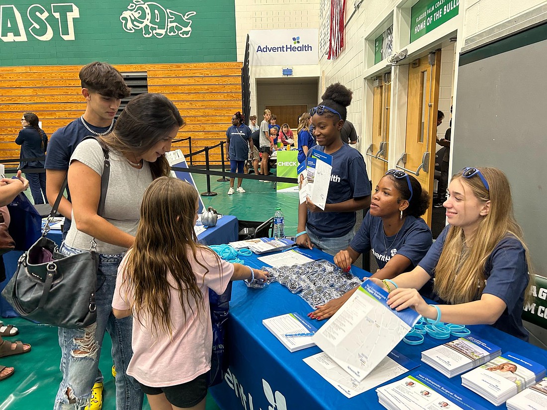 People attend an AdventHealth sports screening event at FPC in 2024. Courtesy photo