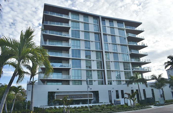 The Unit 201 condominium at 111 Golden Gate Point was built in 2024 and has three bedrooms, three baths and 2,346 square feet of living area.