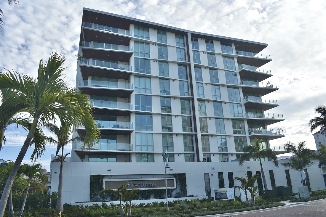 The Unit 201 condominium at 111 Golden Gate Point was built in 2024 and has three bedrooms, three baths and 2,346 square feet of living area.