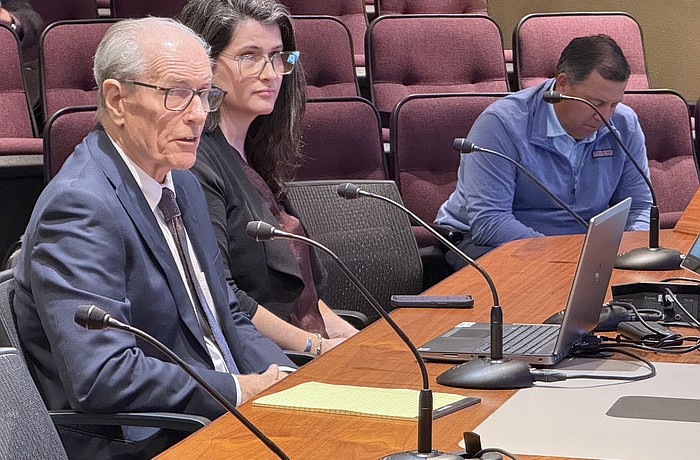 Gary and Keely Siebein of Siebein Acoustic present their sound study proposal to the Sarasota City Commission.