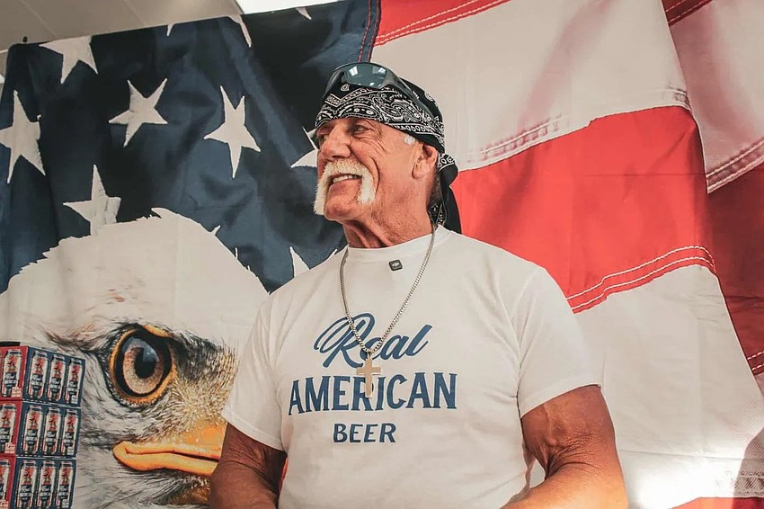 Hulk Hogan helped launch Real American Beer in 2024. Hulk Hogan helped launch Real American Beer in 2024.
