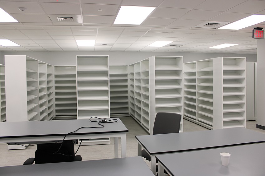 The pharmacy in the tower expansion at Lakewood Ranch Medical Center, will be stocked in the next week.