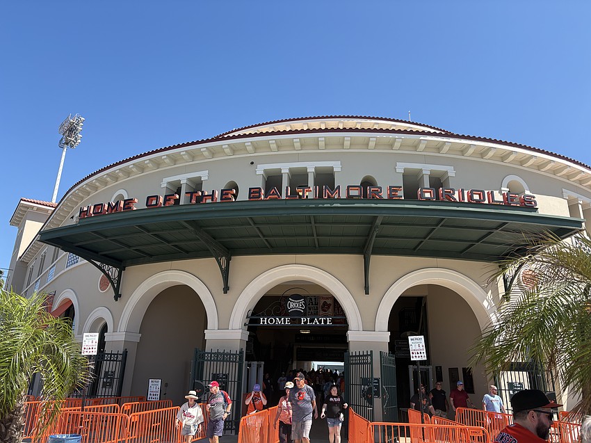 Ed Smith Stadium in Sarasota has served as the spring training home of the Baltimore Orioles since 2010.