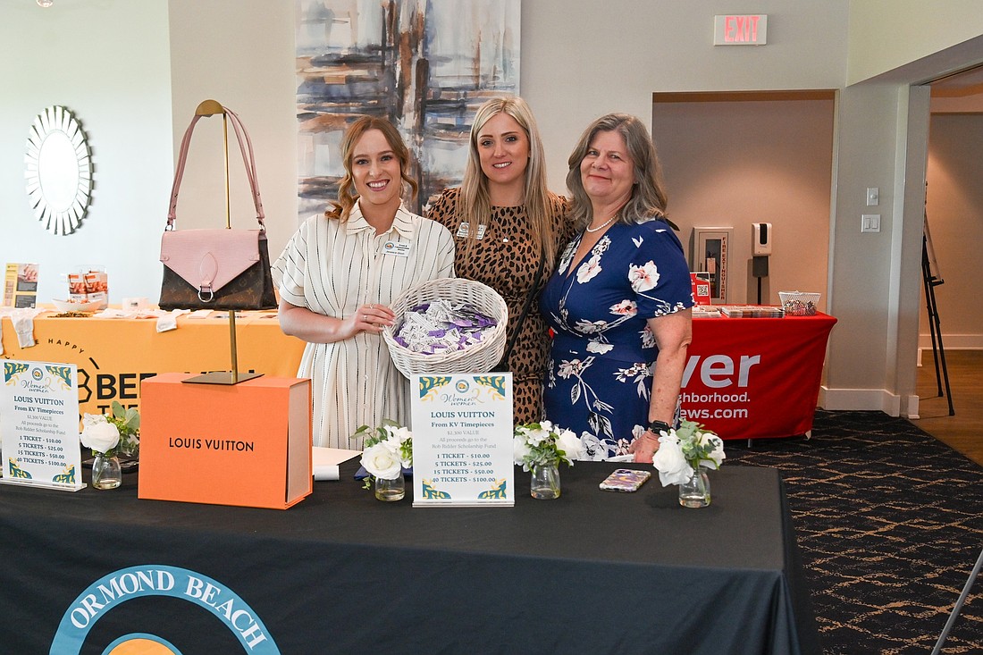 Jessica Gion, Madeline Carduner and Patty Tropea. Photo courtesy of Stacy Wyborny, S.R. Perrott, Inc.