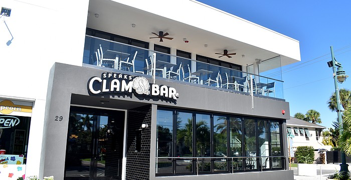 Speaks Clam Bar, pictured after its 2018 opening, closed on St. Armands Key earlier this month.
