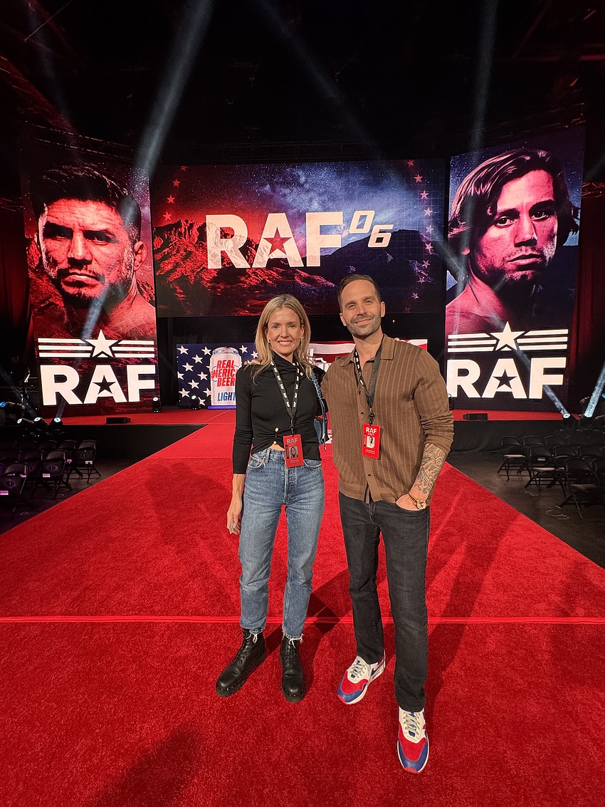 Real American Beer CEO Terri Francis with RAB co-founder Chad Bronstein art a Real American Freestyle event. Real American Beer CEO Terri Francis with RAB co-founder Chad Bronstein art a Real American Freestyle event.