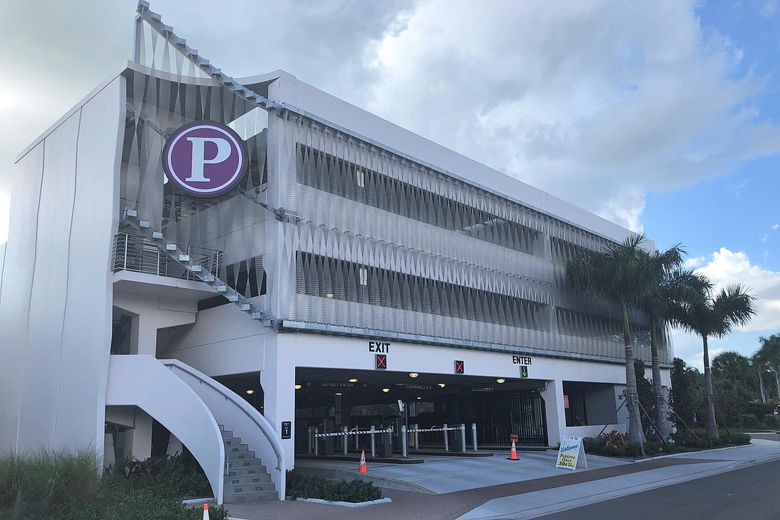 The St. Armands Circle garage didn't collect fees for several months after the 2024 hurricanes.