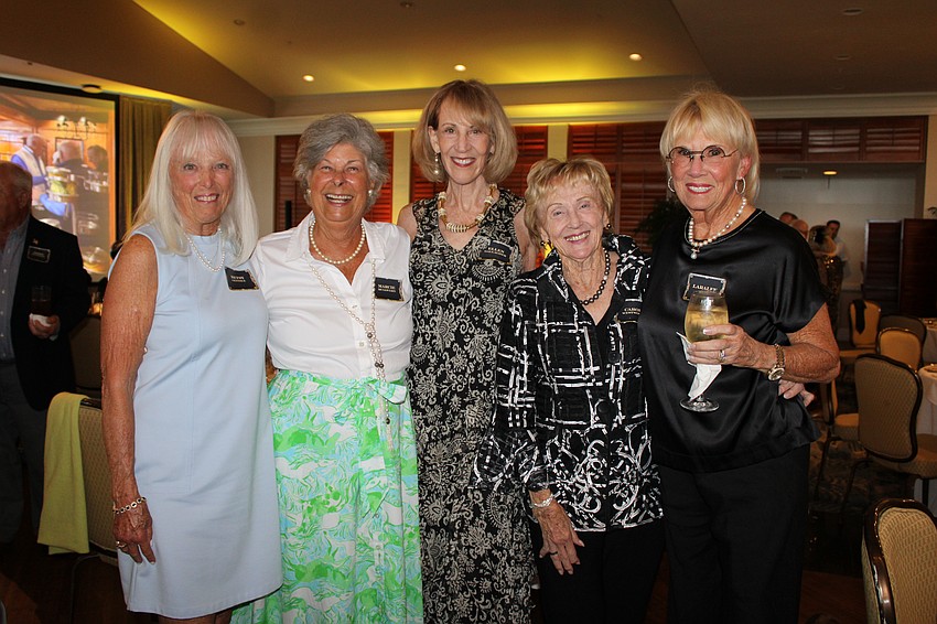 Betsy Gentile, Marcie McGovern, Ellen Gallagher, Carol Westwood and Laralee Bash