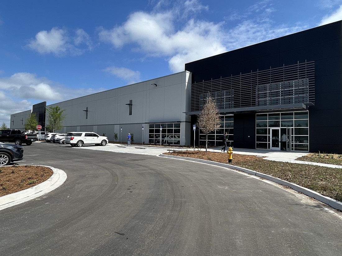 The first Wildlight Commerce Park building off Florida 200 in Yulee opened March 26.