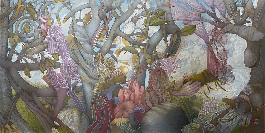 Work by Art Venti is featured in “The Imagination of Art Venti” at the Arts Advocates Gallery, Saturdays April 4–May 30. Work by Art Venti is featured in “The Imagination of Art Venti” at the Arts Advocates Gallery, Saturdays April 4–May 30.