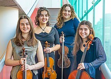 DragonBoot Quartet performs the world premiere of Roger Zare’s “Gamma” for string quartet for Artist Series Concerts of Sarasota on April 12.