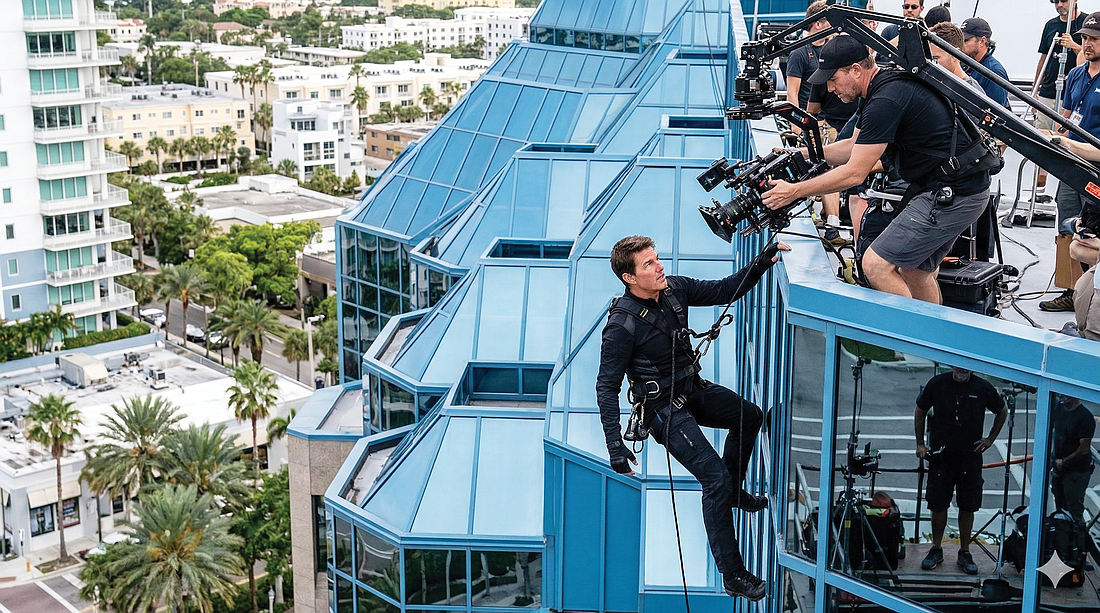One Sarasota Tower is the scene for one of Ethan Hunt’s (Tom Cruise) thrilling action scenes.
