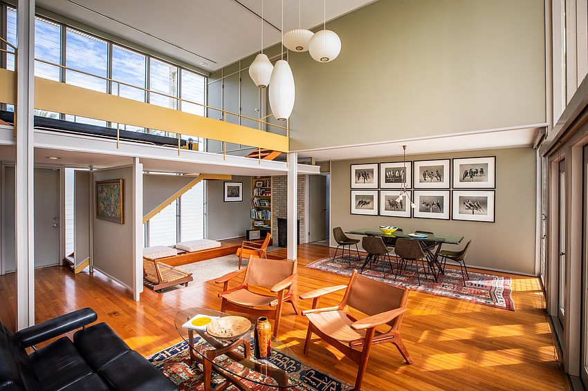 In the 1950s, the Umbrella House was called the house of the future. In the 1950s, the Umbrella House was called the house of the future.