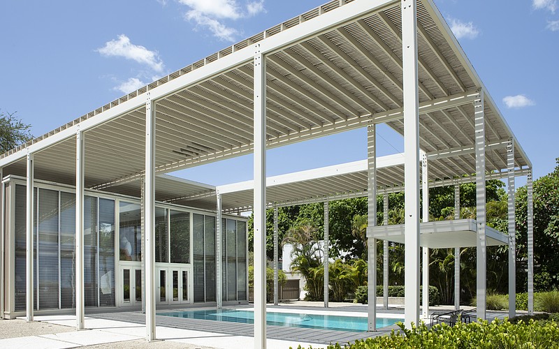 The Umbrella House was built in 1953.