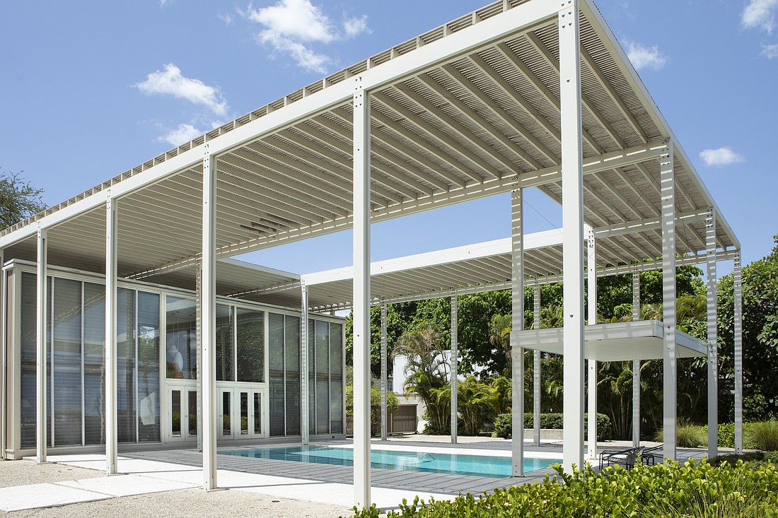 The Umbrella House was built in 1953.