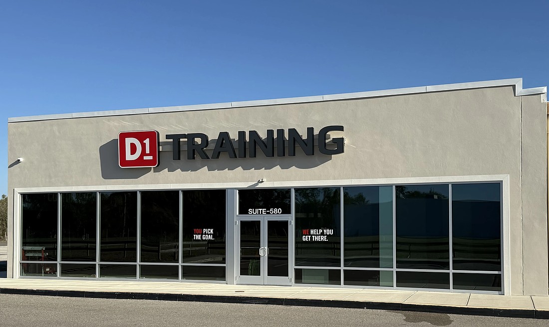 D1 Training is at 501 N. Beneva Road, Suite 580, in Sararsota.