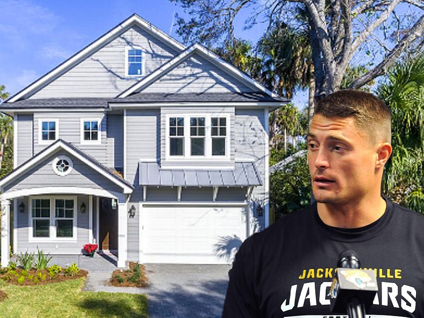 Jacksonville Jaguars linebacker Paul Posluszny sold a former home March 20 at 335 10th St. in Atlantic Beach for $2.9 million.