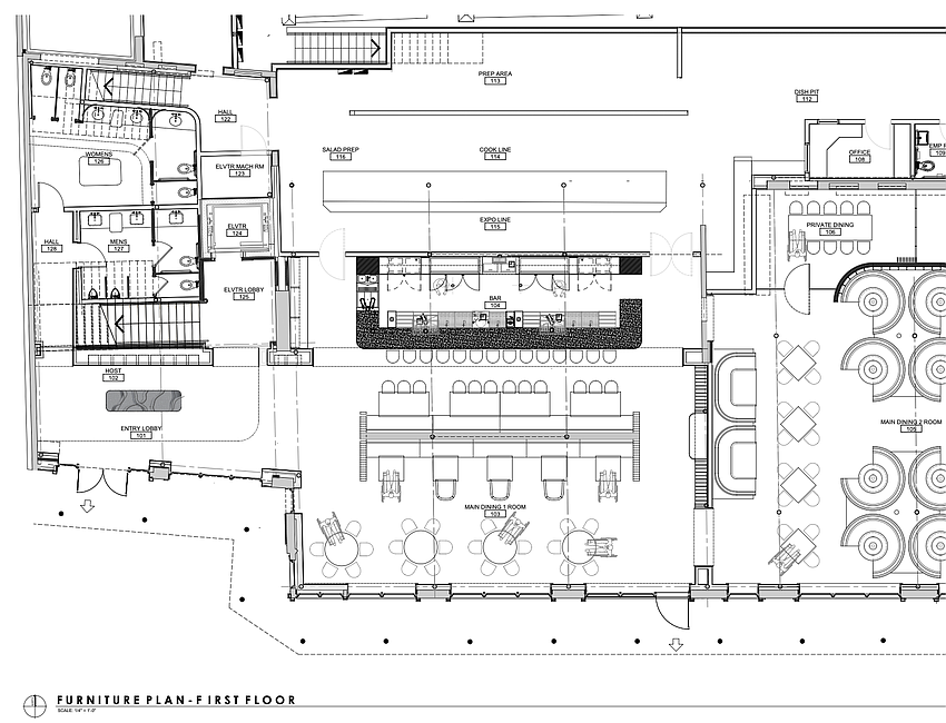 Plans under review by the Atlantic Beach permitting department show the first floor of Grafton & Fleck’s Steakhouse at 299 Atlantic Blvd. in the site of the former Ragtime Tavern.