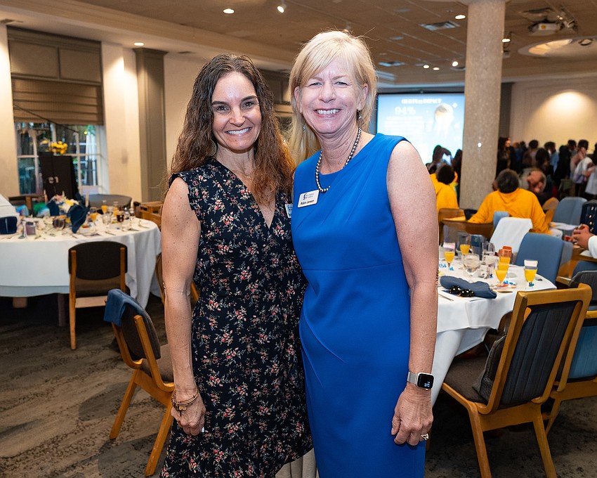 Tonia Hutchinson and Safe Children Coalition Vice President Robin Jensen