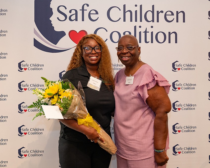 Honored guest Aiyana Wilson and Wendy Readus