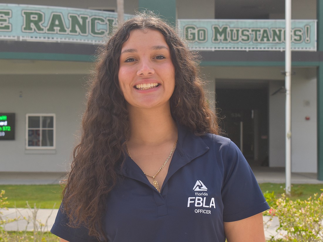 Gabriella Martinez Reyes, a junior at Lakewood Ranch High School, has been named president of the Florida Future Business Leaders of America. This makes her the first of Manatee County.