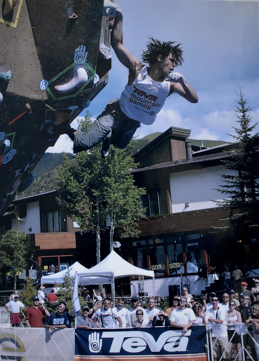 Nate Gold competes in the Teva Mountain Games