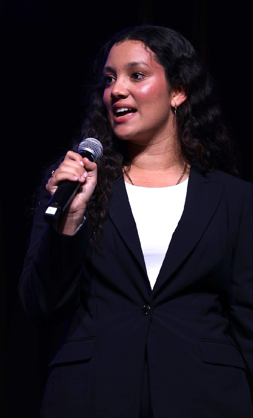 Gabriella Martinez Reyes, the president of the Florida Future Business Leaders of America, wants to go to law school and eventually own her own law firm. Gabriella Martinez Reyes, the president of the Florida Future Business Leaders of America, wants to go to law school and eventually own her own law firm.