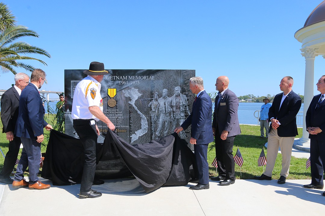 A heroes' memorial: Volusia County unveils monument for Vietnam Veterans in Daytona Beach
