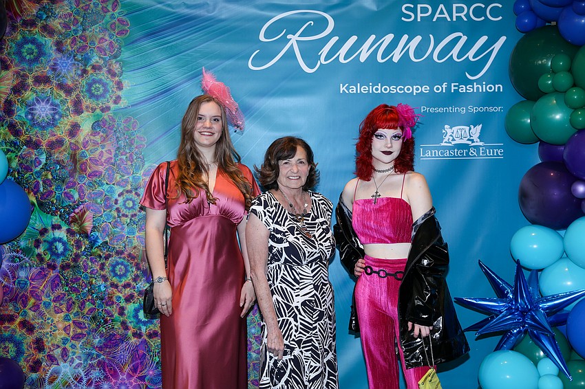 Models Josephine Jurgensen, Janice Gallogly and Yara Kotchutin