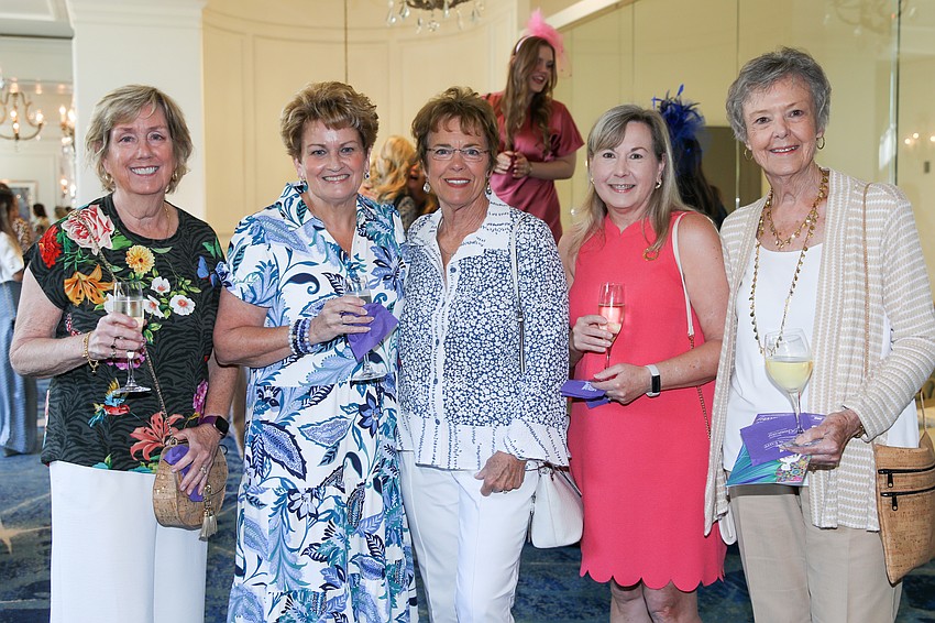 Pam Paterson, Mary Lundeen, Jean Contillo, Joan Reinebach and Vicki Hornberger