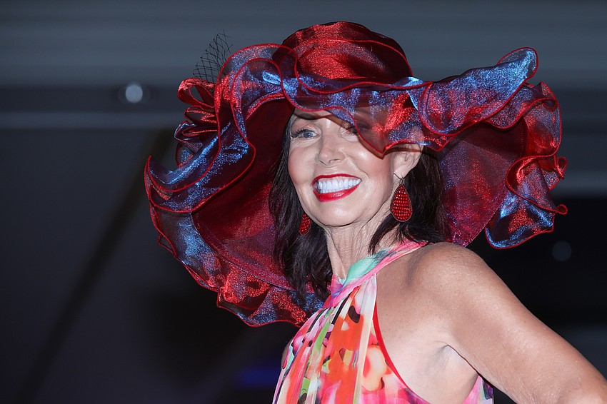 Lids are in — and on — in the SPARCC Runway Fashion Show.